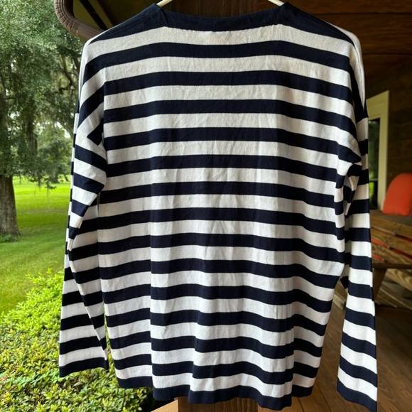 HAPPY SHEEP Striped Cotton Cardigan! NWT! - Picture 3 of 6